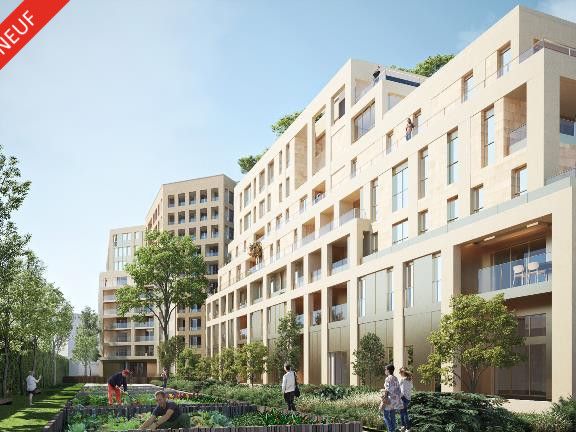 A Bordeaux Rue de la Seiglière dans le quartier Euratlantique, un ensemble immobilier neuf à usage de bureaux 