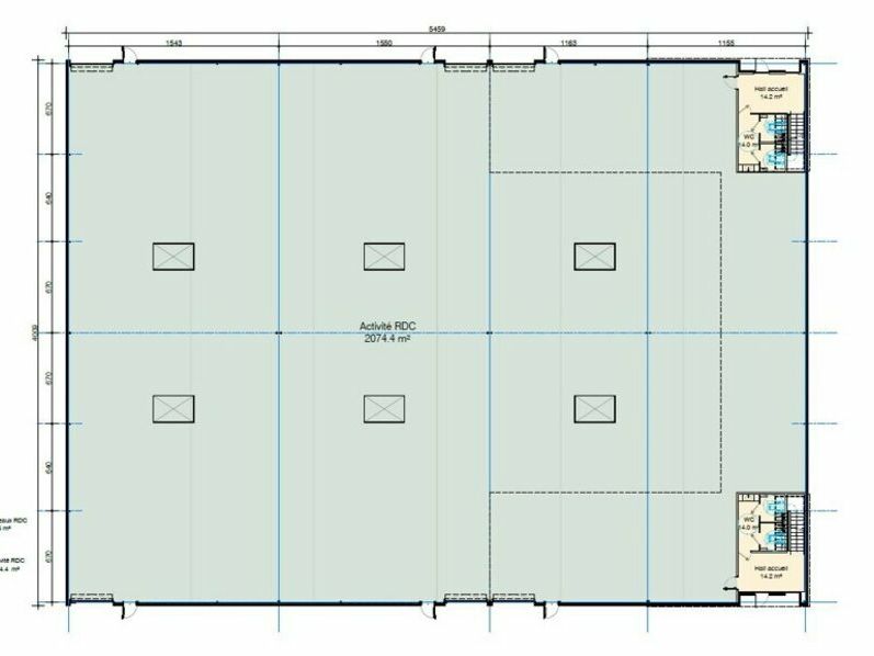 Cellules d'activité à vendre zone de Pessac-Bersol 