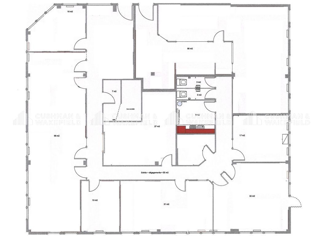 Vente bureaux 390 m² divisibles à partir de 0 m²