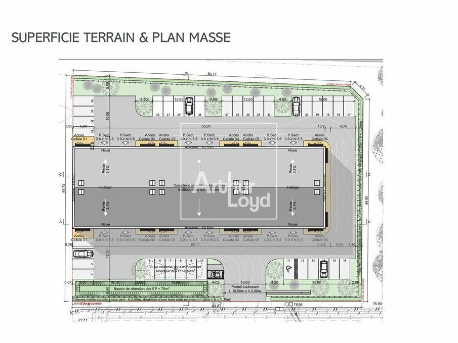 Bâtiment indépendant neuf à vendre