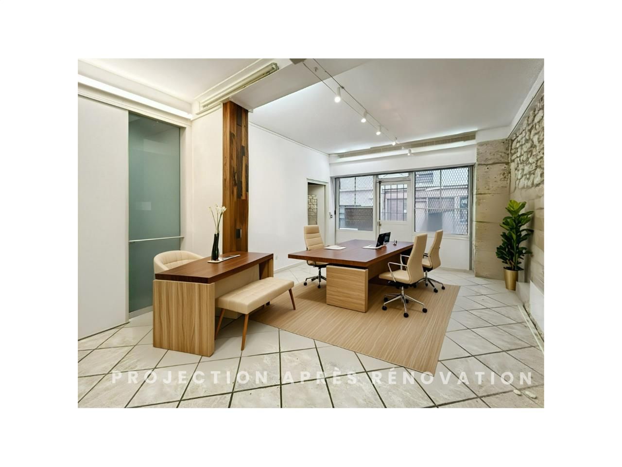 Location bureaux 74 m² non divisibles