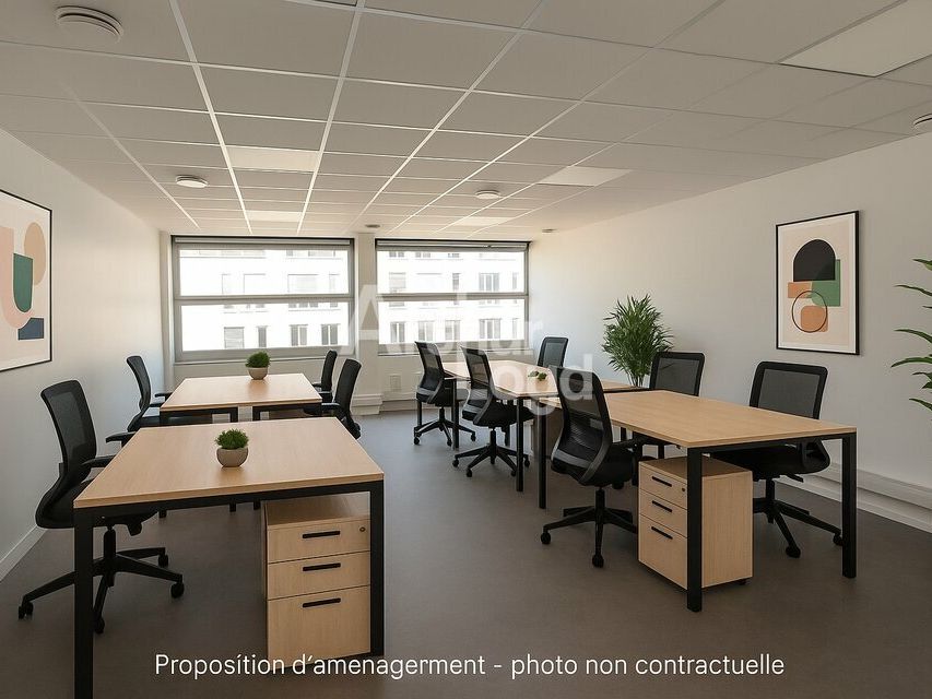 Location bureaux 136 m² divisibles à partir de 46 m²