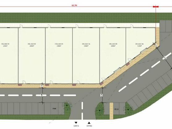 Vente local d''activites 250 m² non divisibles