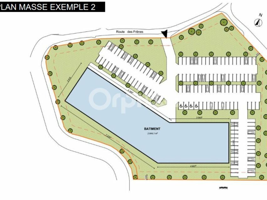 Location local d''activites 3100 m² divisibles à partir de 750 m²