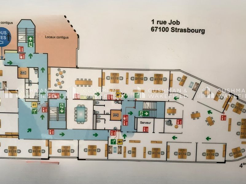 Location bureaux 700 m² divisibles à partir de 160 m²