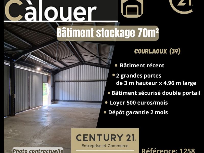 Location local 70.00 m² à COURLAOUX