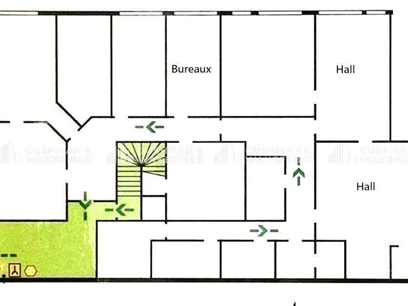 Location bureaux 585 m² divisibles à partir de 192 m²