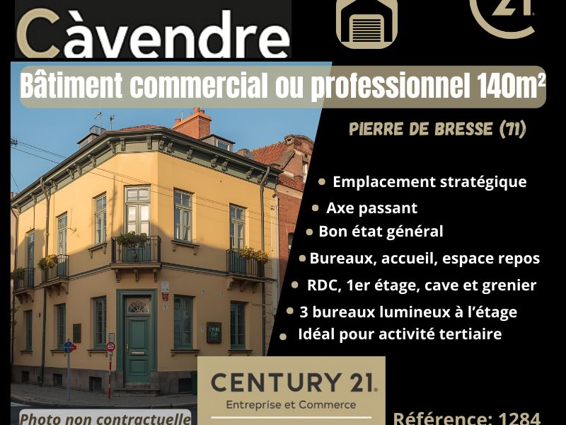 Vente local 140.00 m² à PIERRE DE BRESSE