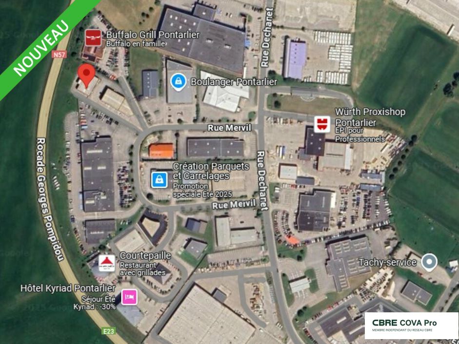 Location local commercial 180 m² non divisibles