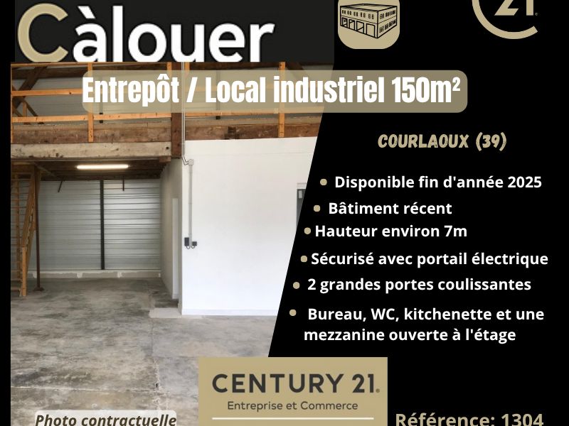 Location local 150.00 m² à COURLAOUX