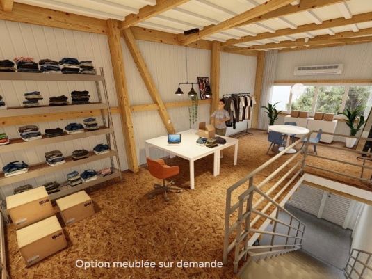 Location entrepôts 96 m² non divisibles