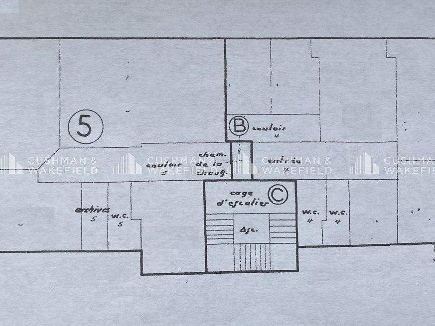 Location bureaux 192 m² non divisibles