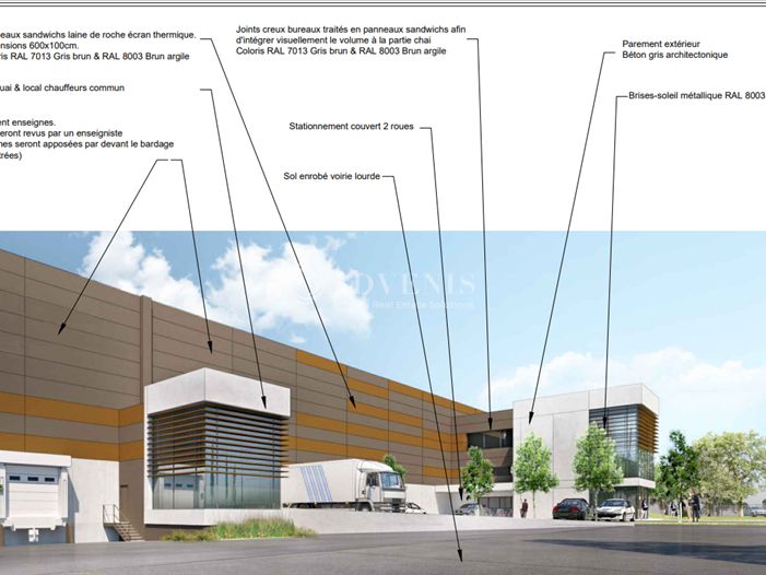A VENDRE - BATIMENT LOGISTIQUE 4205 M²