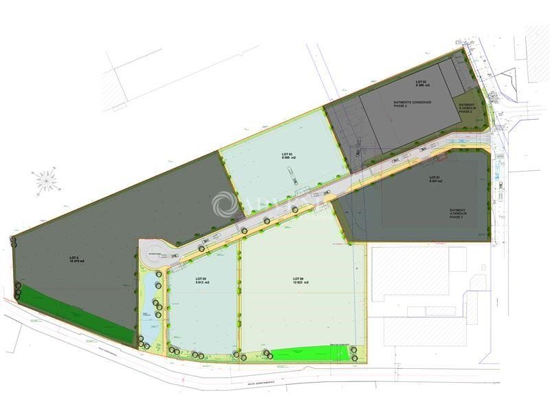 Vente local d''activites 9300 m² divisibles à partir de 2800 m²