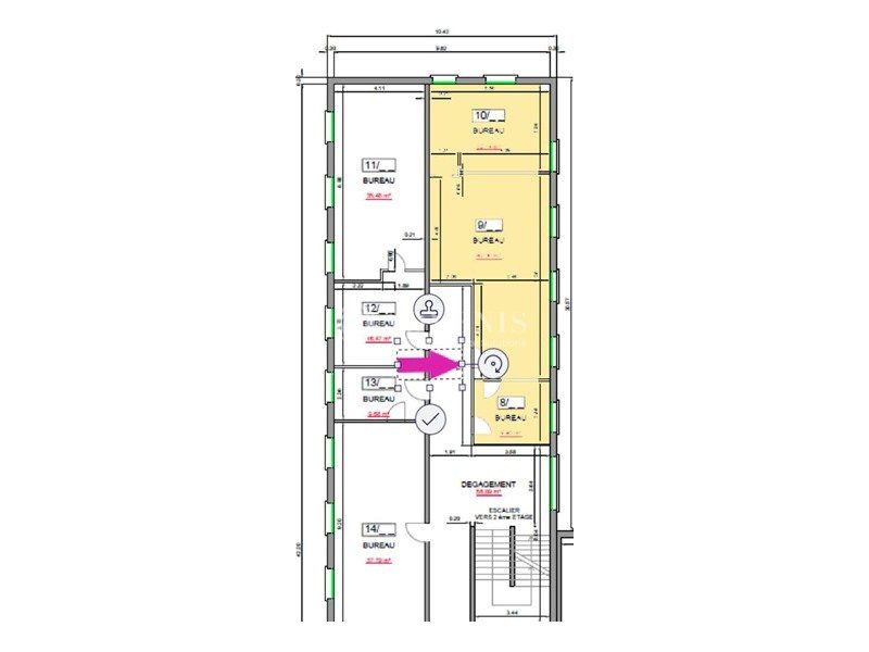 Lots de bureaux aménagés à louer - Skyparc- Entzheim