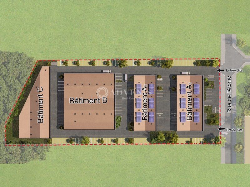 Location local d''activites 1643 m² divisibles à partir de 500 m²