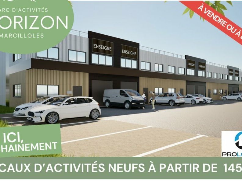 Vente local d''activites 2552 m² divisibles à partir de 144 m²
