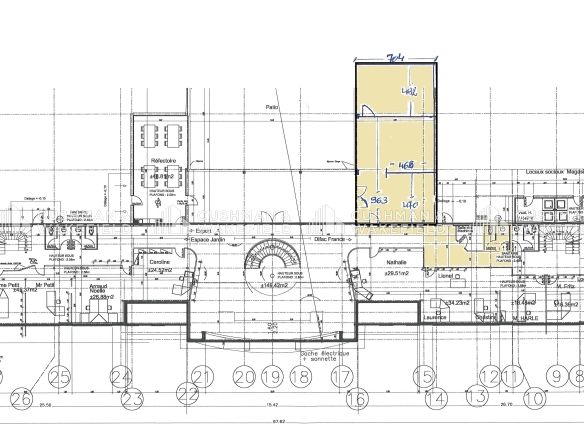 Location bureaux 327 m² divisibles à partir de 132 m²