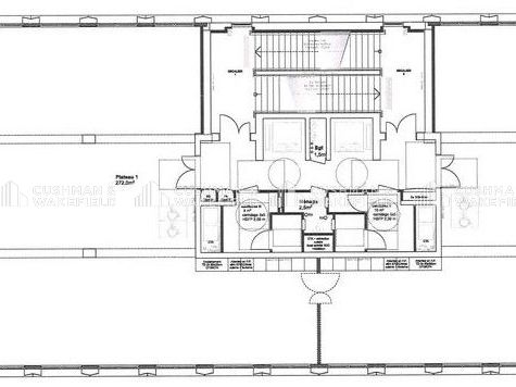Location bureaux 1396 m² divisibles à partir de 218 m²