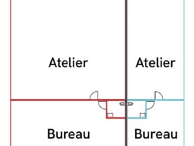Location entrepôts 300 m² divisibles à partir de 150 m²