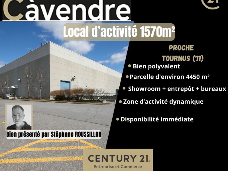 Vente local 1570.00 m² à CUISERY