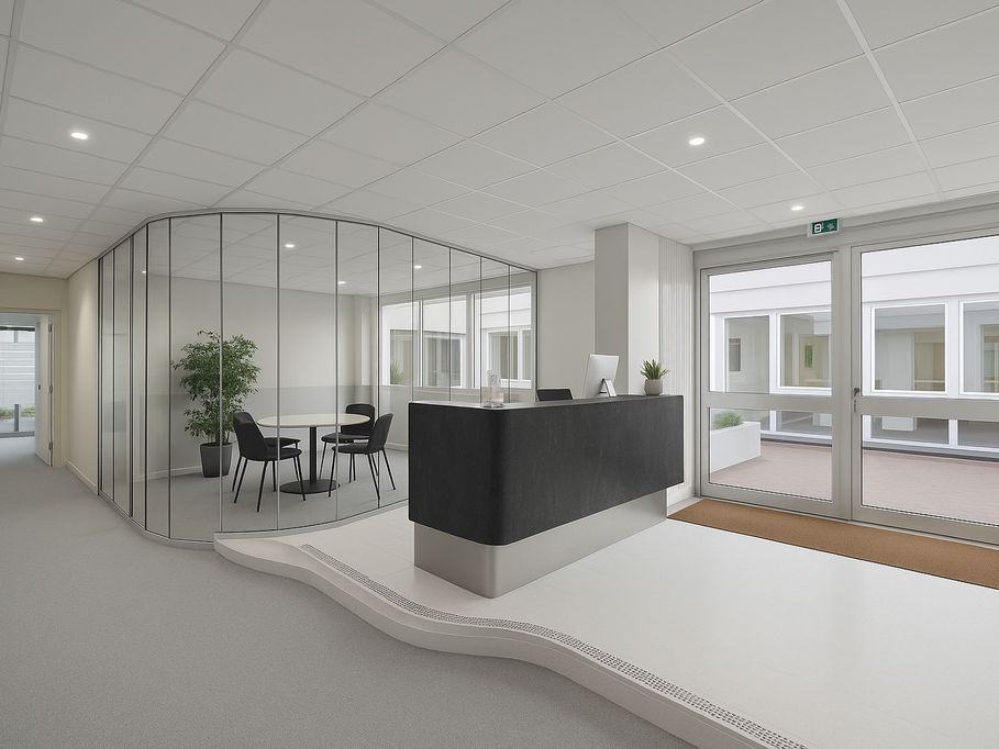 Location bureaux 460 m² non divisibles
