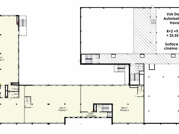 Vente bureaux 309 m² non divisibles