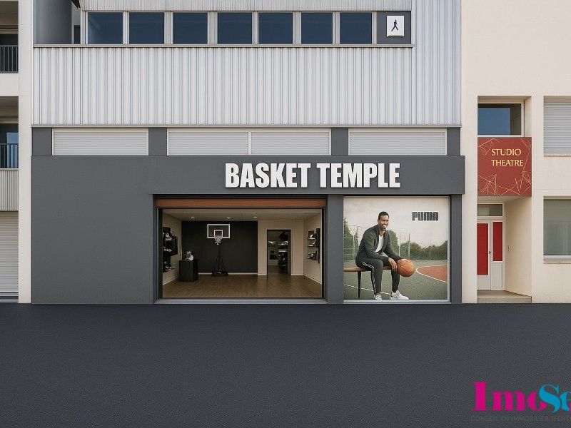 Location local commercial 700 m² non divisibles