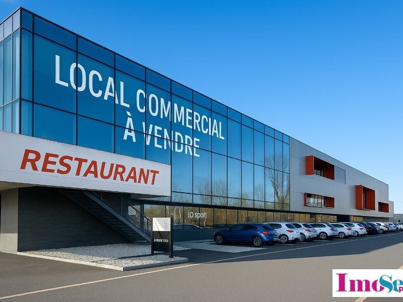 Vente local commercial 550 m² non divisibles