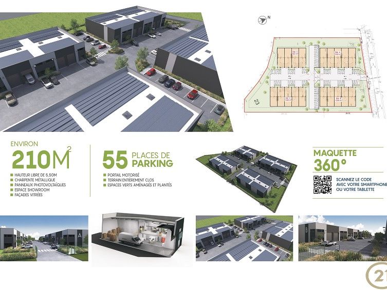 A vendre entrepot 217 m² à PONTCHATEAU