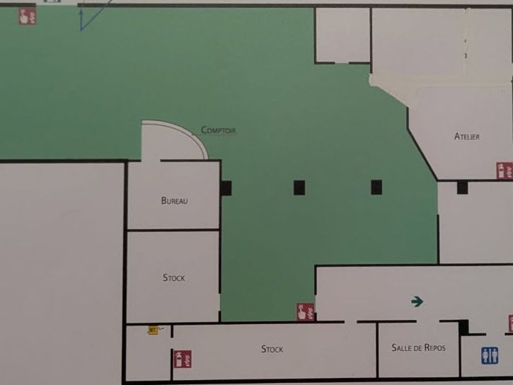 Location local commercial 400.00 m² à LIMOGES