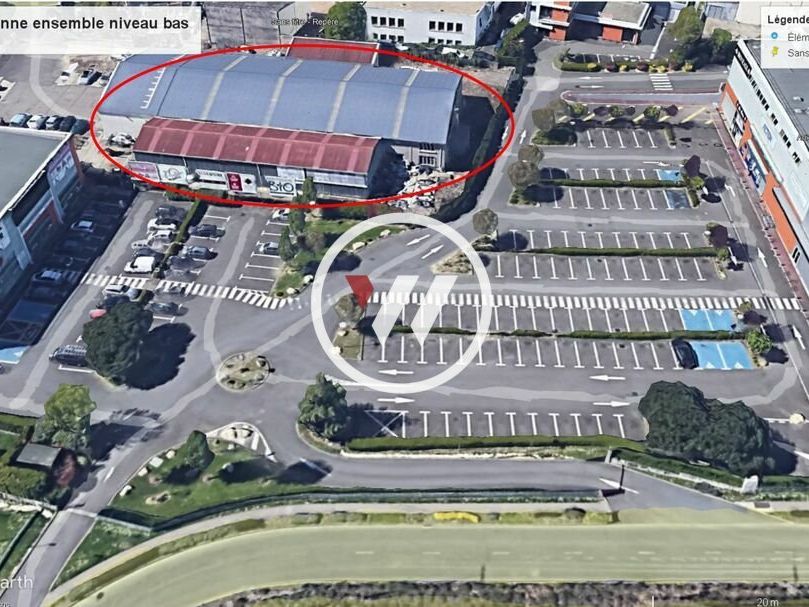 Location local commercial 565 m² non divisibles
