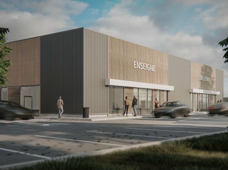 Location local commercial 400 m² non divisibles