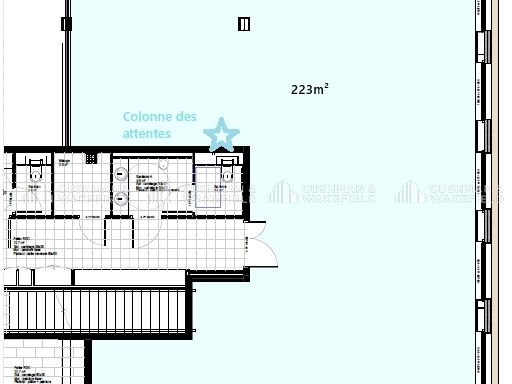 Location bureaux 353 m² divisibles à partir de 130 m²