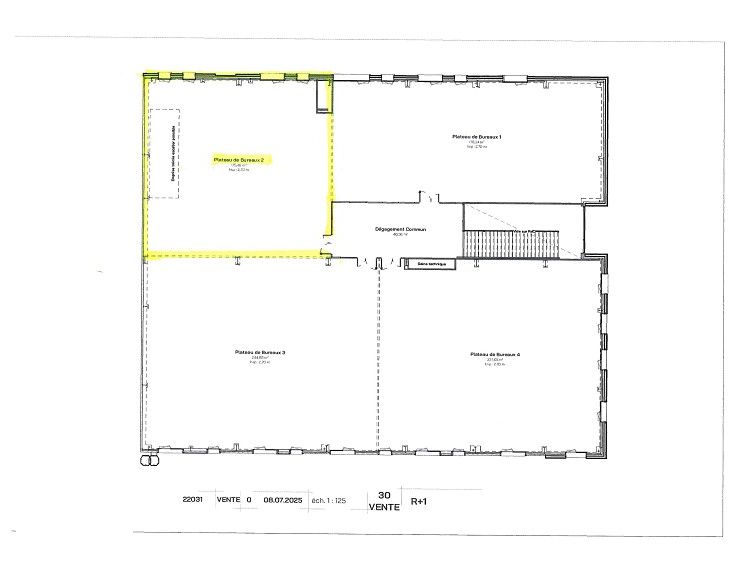 Location bureaux 180 m² à ST NAZAIRE