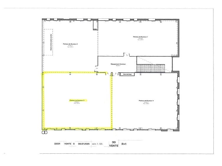 Location bureaux 234 m² à ST NAZAIRE