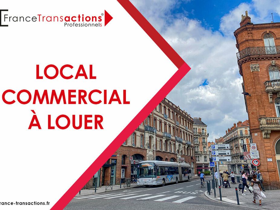 A LOUER CENTRE VILLE DE TOULOUSE, LOCAL COMMERCIAL 41m²