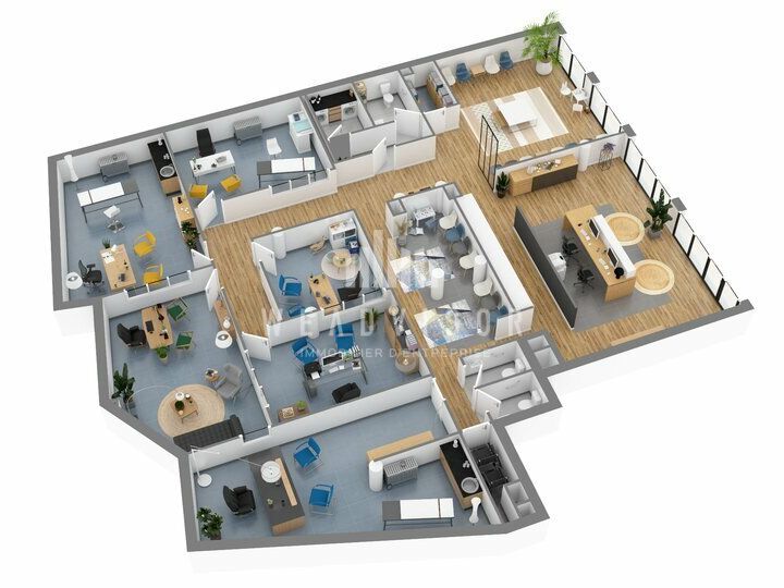 LOCAL COMMERCIAL NEUF en pied d'immeuble à JOUE LES TOURS