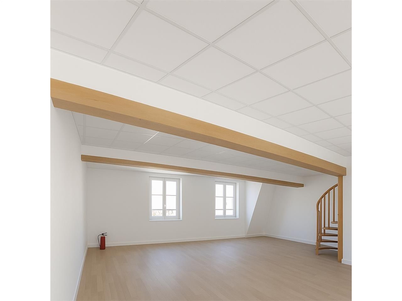 Location bureaux 125 m² non divisibles