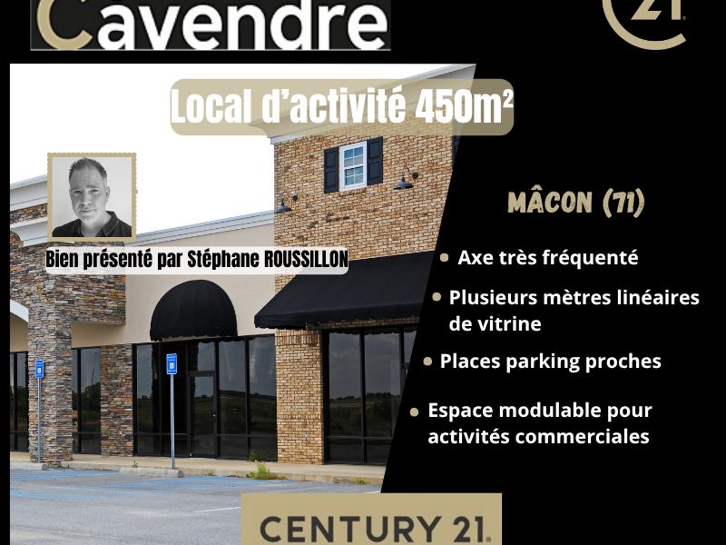 Vente local 450.00 m² à MACON