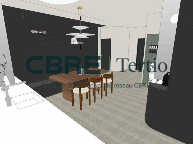 Location bureaux 69 m² non divisibles