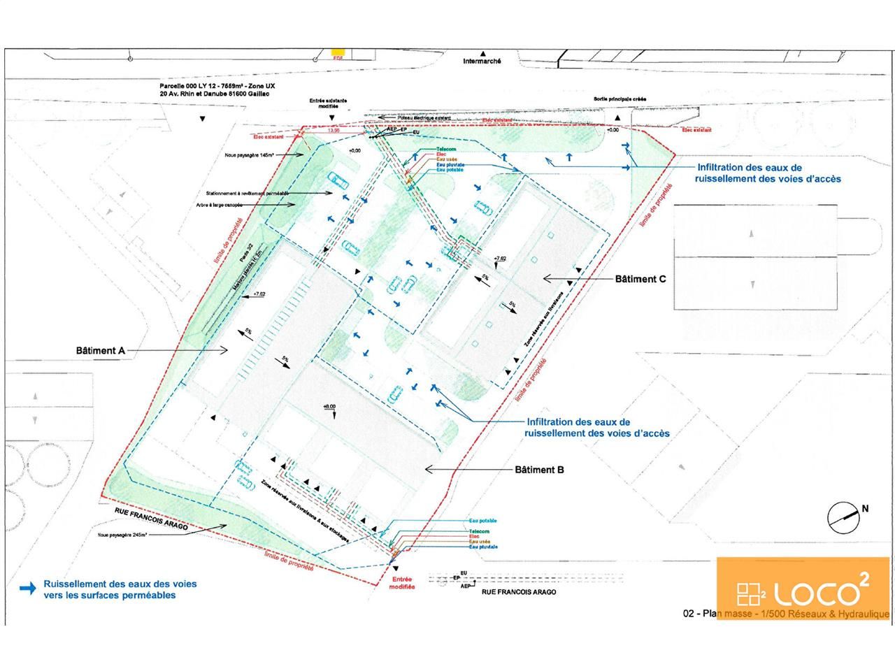 Location local commercial 780.00 m² à GAILLAC