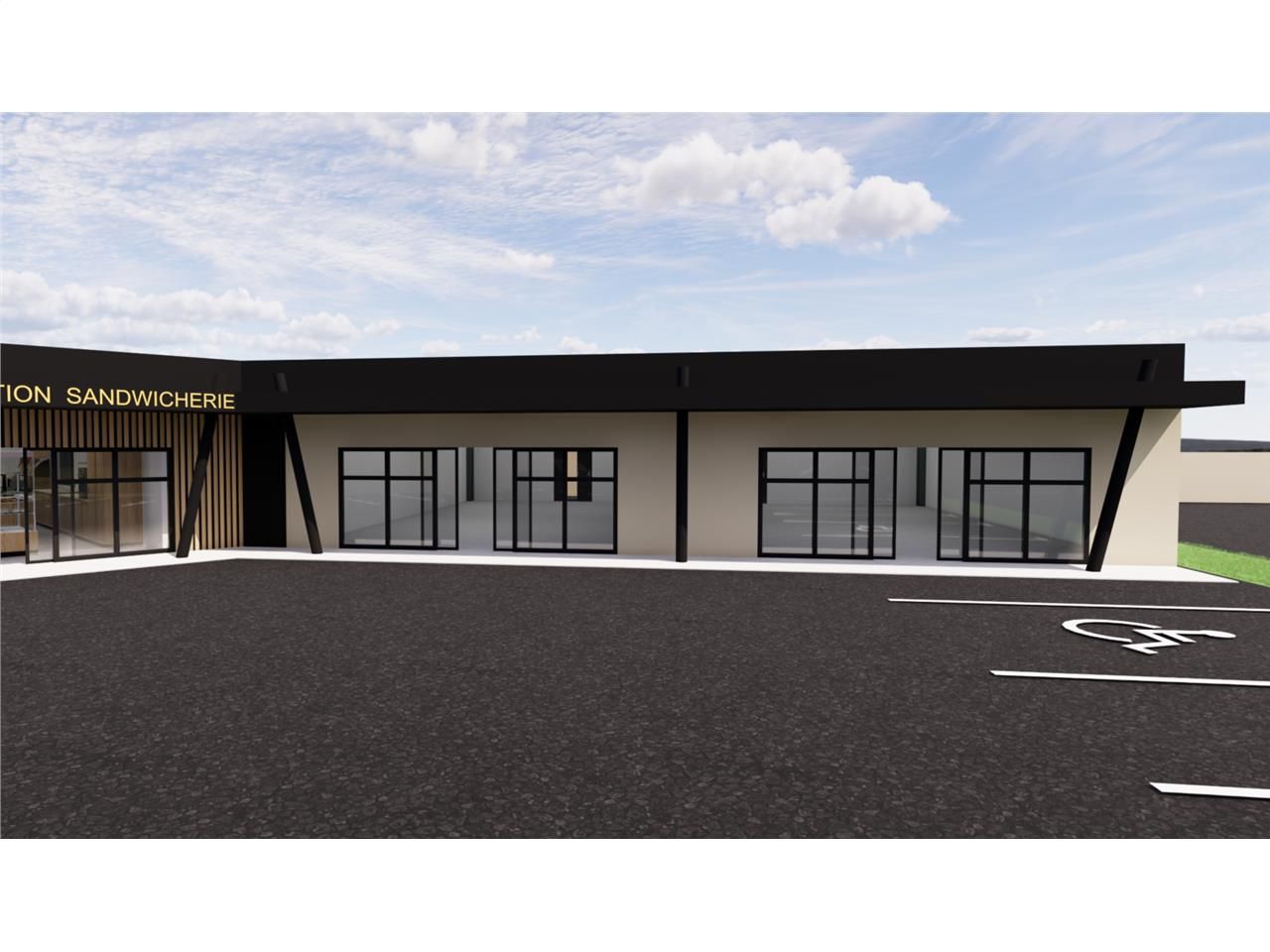 Location local commercial 110.00 m² à PANAZOL