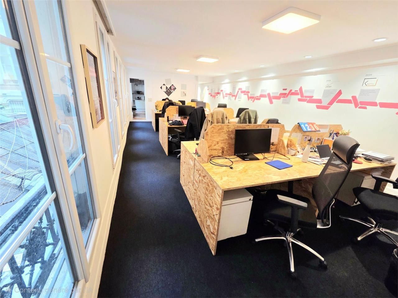 Location bureaux 241 m² à Paris 3ème