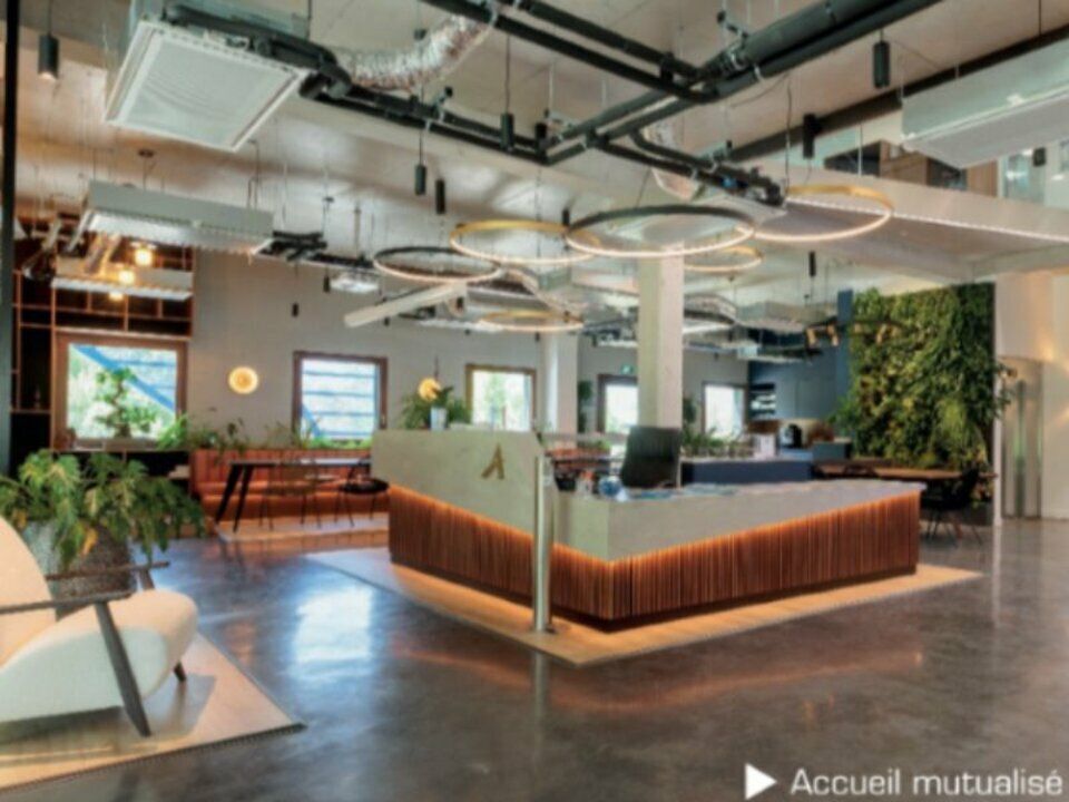 Location bureaux 90 m² non divisibles