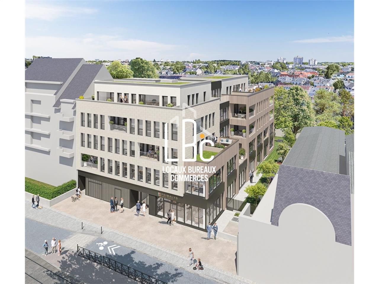 Location bureaux 127.00 m² à Nantes