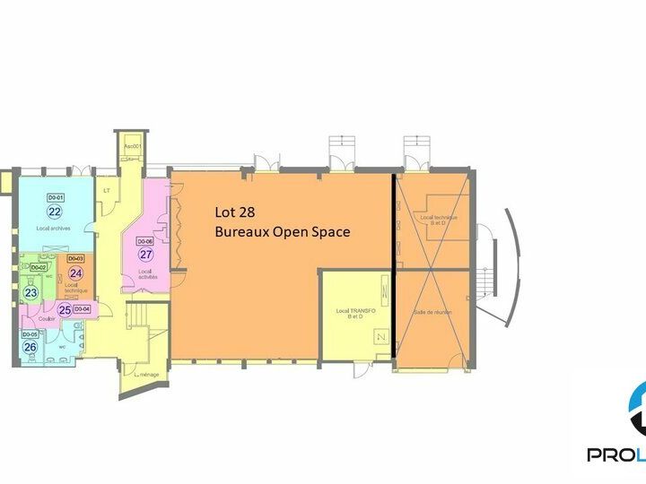 Vente bureaux 24 m² non divisibles