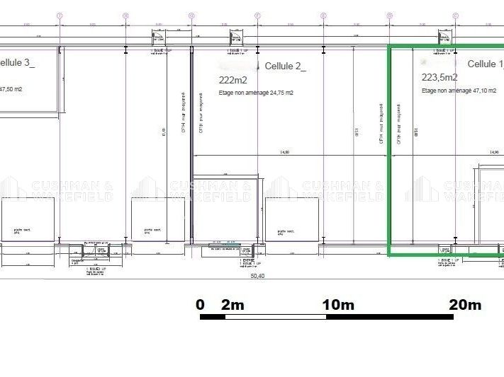 Vente activités 270 m² non divisibles
