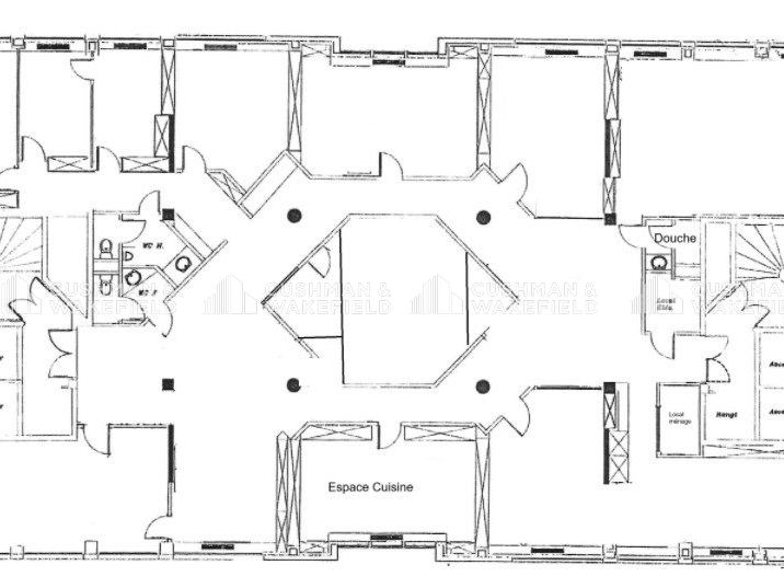 Vente bureaux 436 m² non divisibles