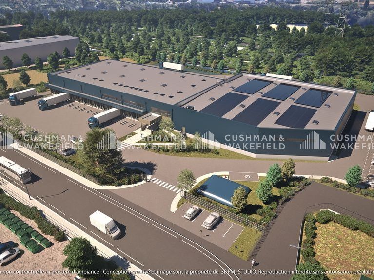 Location entrepôt 5570 m² non divisibles